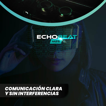 AUDÍFONOS INALÁMBRICOS | ECHOBEAT M25©