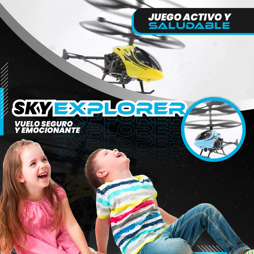 HELICOPTERO FLOTADOR | SKY EXPLORER™