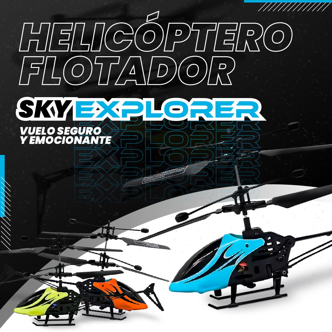 HELICOPTERO FLOTADOR | SKY EXPLORER™