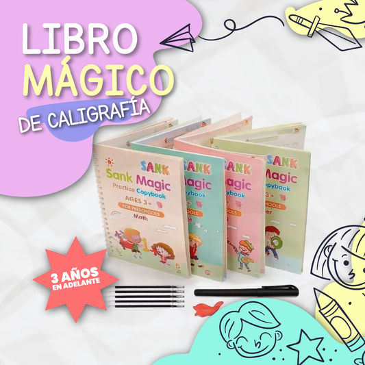 OFERTA 4x1 Cuadernos Reutilizables de Tinta Mágica - Sunk®