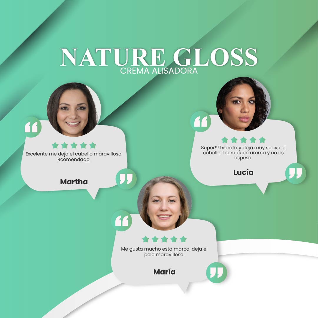 CREMA ALISADORA Y REPARADORA | NATURE GLOSS