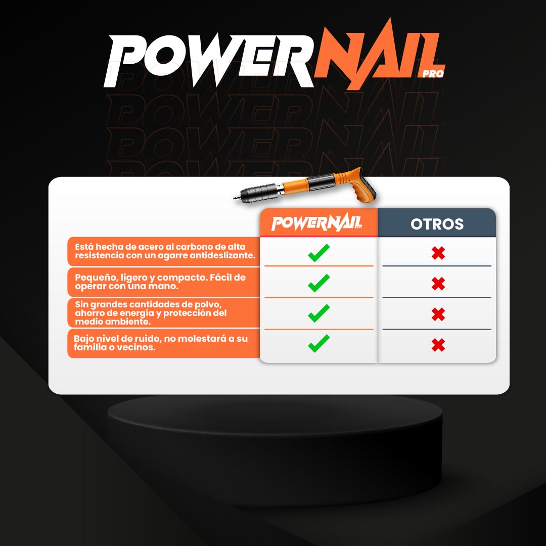 PISTOLA DE CLAVOS | POWERNAIL PRO®