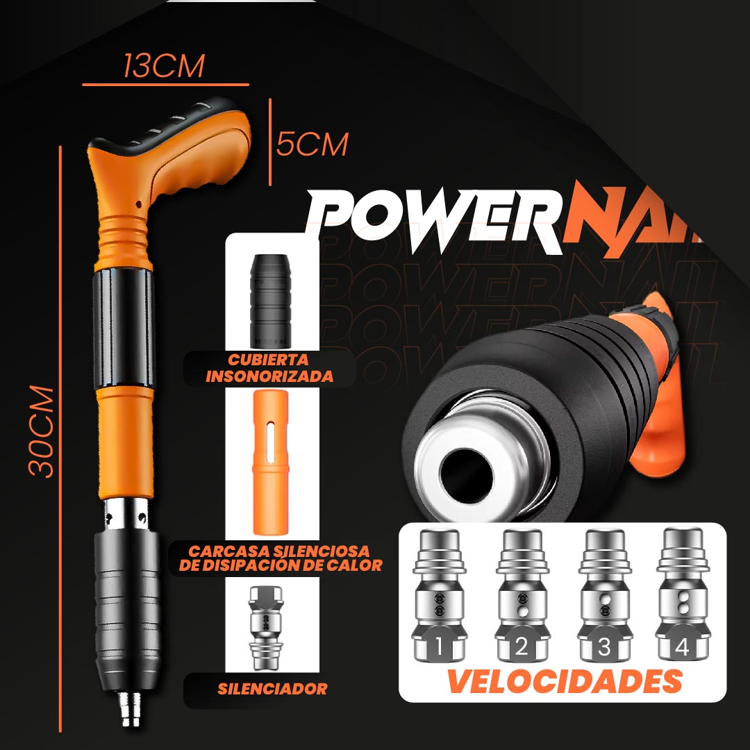 PISTOLA DE CLAVOS | POWERNAIL PRO®