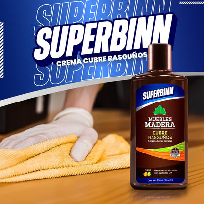 CREMA CUBRE RASGUÑOS PARA MUEBLES | SUPERBINN®