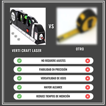 MEDIDOR LÁSER PARA ÁNGULOS PERFECTOS - VERTI CRAFT LASER