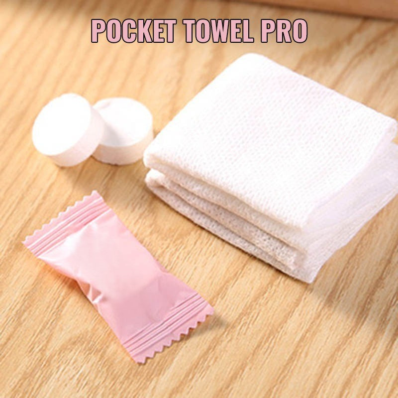 TOALLAS COMPRIMIDAS SÚPER ABSORBENTES - POCKET TOWEL PRO™