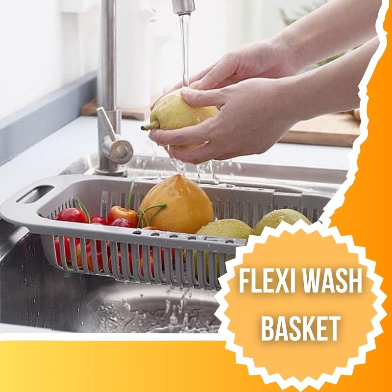 CESTA EXPANSIBLE PARA LAVAPLATOS - FLEXI WASH BASKET