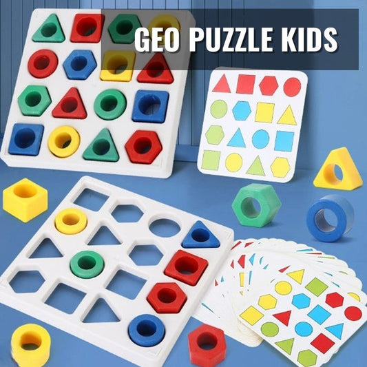 ROMPECABEZAS 3D FIGURAS GEOMÉTRICAS - GEO PUZZLE KIDS™