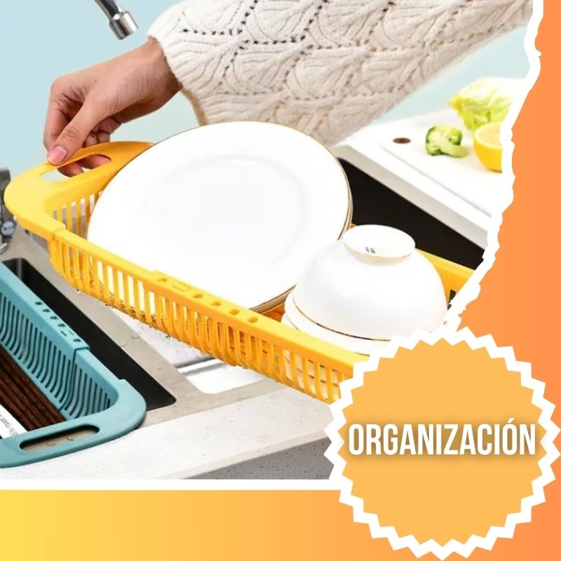 CESTA EXPANSIBLE PARA LAVAPLATOS - FLEXI WASH BASKET