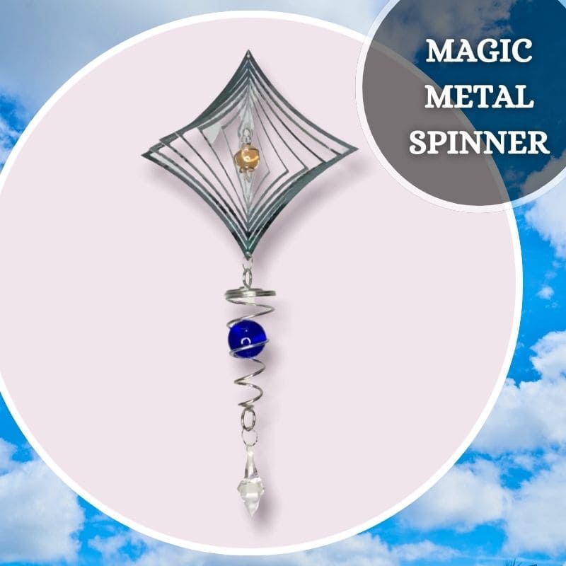 COLGANTES DE VIENTO DECORATIVOS - MAGIC METAL SPINNER