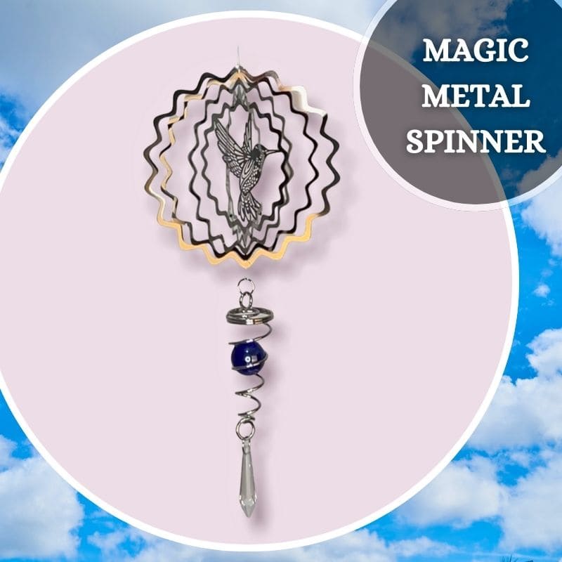 COLGANTES DE VIENTO DECORATIVOS - MAGIC METAL SPINNER