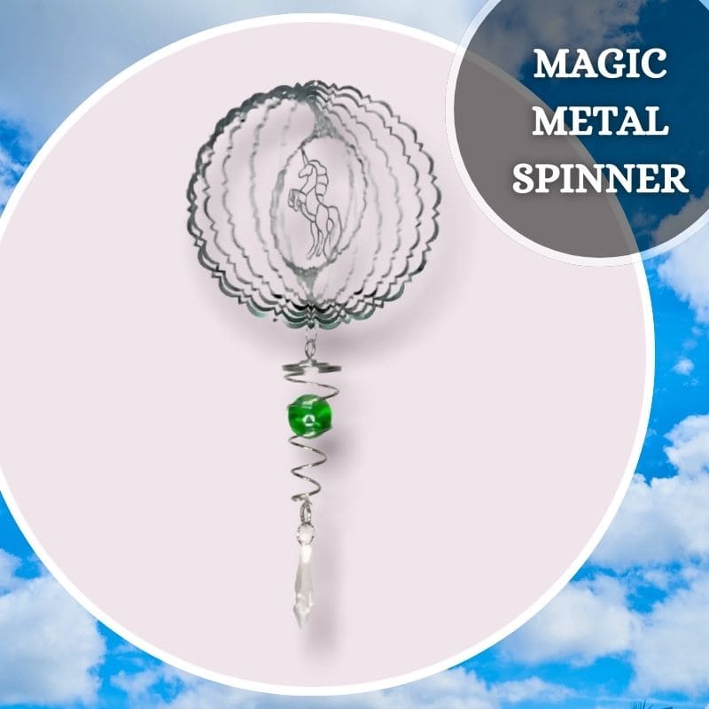 COLGANTES DE VIENTO DECORATIVOS - MAGIC METAL SPINNER