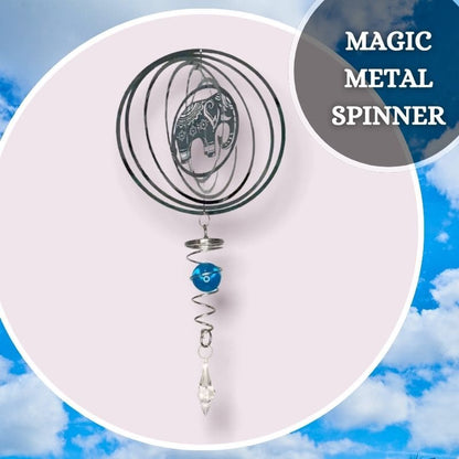 COLGANTES DE VIENTO DECORATIVOS - MAGIC METAL SPINNER