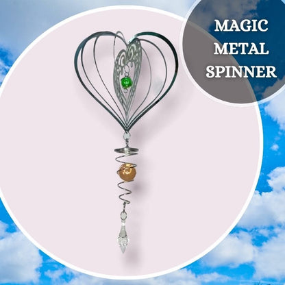 COLGANTES DE VIENTO DECORATIVOS - MAGIC METAL SPINNER