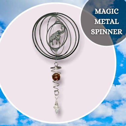 COLGANTES DE VIENTO DECORATIVOS - MAGIC METAL SPINNER