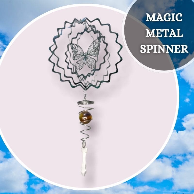 COLGANTES DE VIENTO DECORATIVOS - MAGIC METAL SPINNER