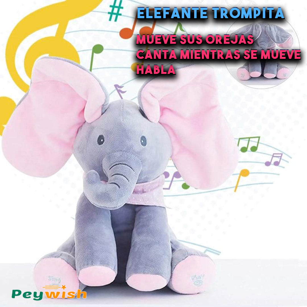 Elefante Trompita™ Peluche elefante que canta y habla