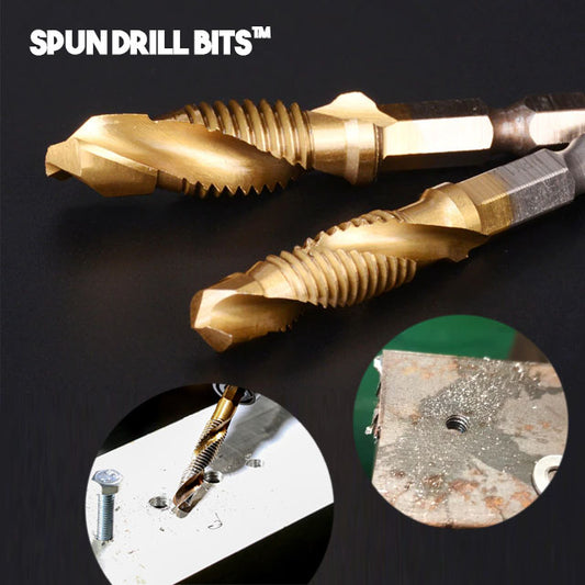 Spun Drill Bits™ - Brocas con hilos para taladro